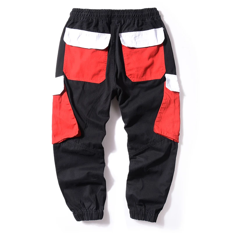 01-8 SharkPrint Joggers streetwear hip hop pants men