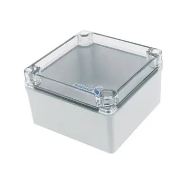 

125 x 125 x 75mm Transparent Cover Sealed Box Dustproof IP65 Junction Enclosure