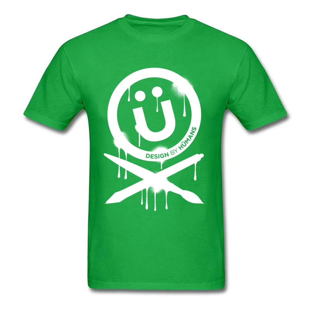 Camisa T Shirt New Arrival O Neck DBH Artist Series Splattered Logo Pure Cotton Young Tops Tees Design Short Sleeve Tops Tees DBH Artist Series Splattered Logo green