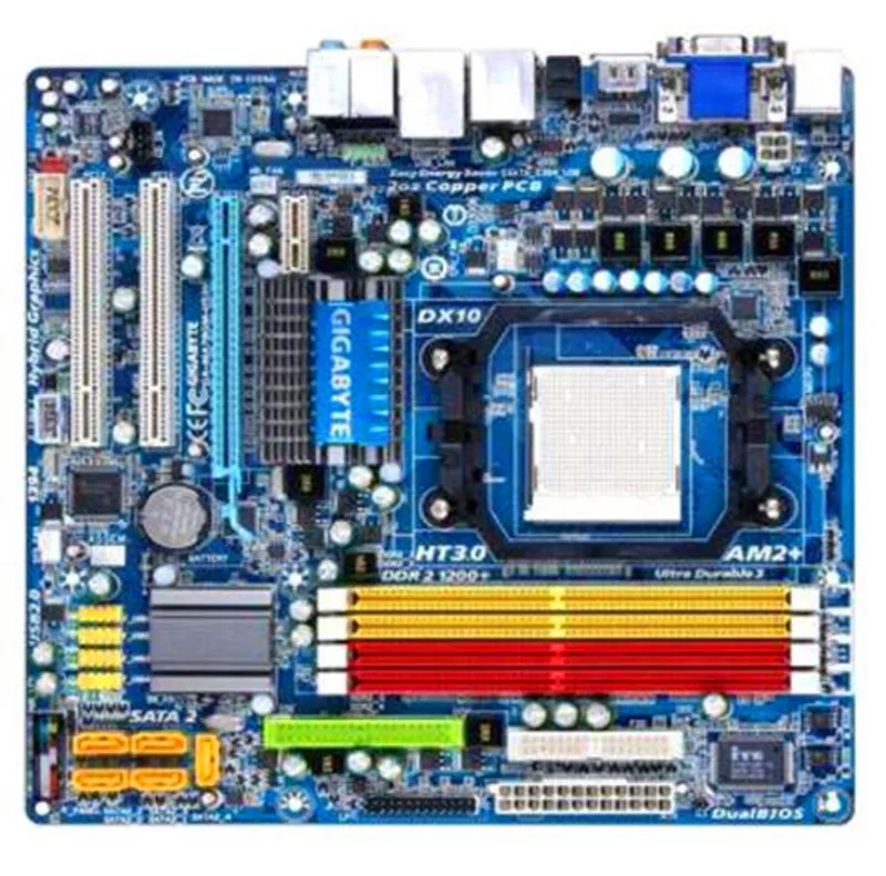 Оригинальная материнская плата для Gigabyte GA-MA78GM-US2H MA78GM-US2H AM2 AM2+ DDR2