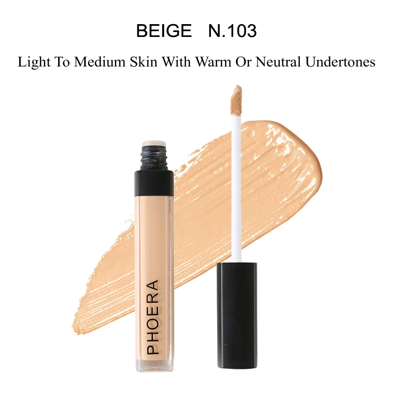 

Liquid Concealer makeup Foundation Cream base Makeup Face Eyes Moisturizing Cosmetic Silky Long Lasting Scars Acne Cover TSLM1