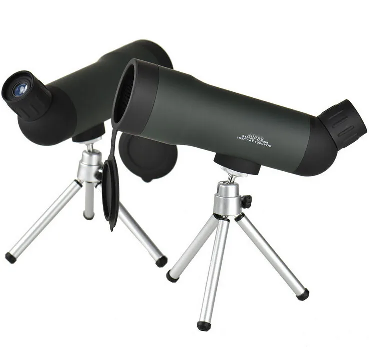 Zoom de Acampamento Lupa com Tripé Spotting Scope Mini Telescópio Monocular Caça Óptica Tamanho Bolso Compacto 20x50 8 High Quality Esporte e Lazer