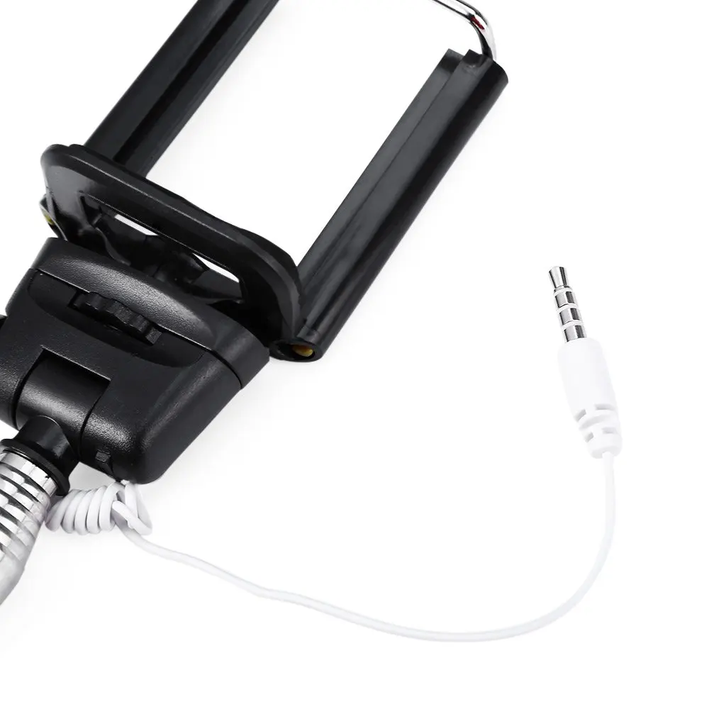 Z07 5s 100 см Выдвижная Ручной Selfie Stick с дистанционным кнопка спуска затвора 3.5 мм