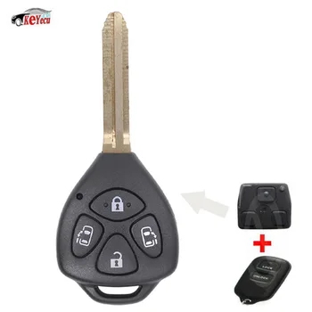 

KEYECU New Replacement Remote Car Key Fob 4 Button 314.3MHz With 4D67 Chip for Toyota Alphard Before 2005