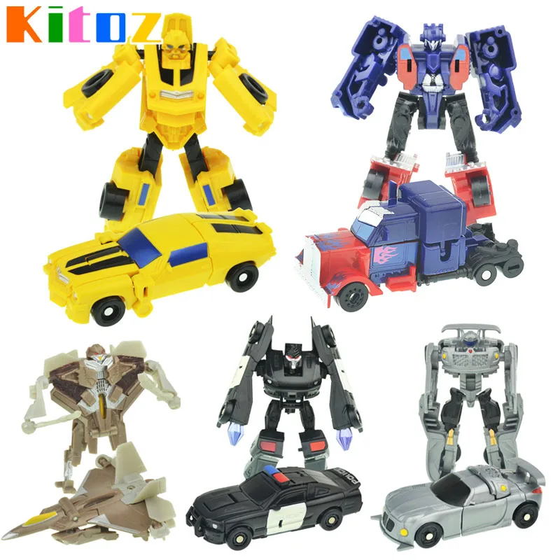 

Kitoz Transformation Series Mini Robot Car Action Figure Model Deformation Plastic Toy Gift for Boy Children