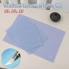 Composite PVC A3/A4/A5 Replacement Cutting Mat Transparent Mat with Measuring Grid for Silhouette Cameo Plotter Machine