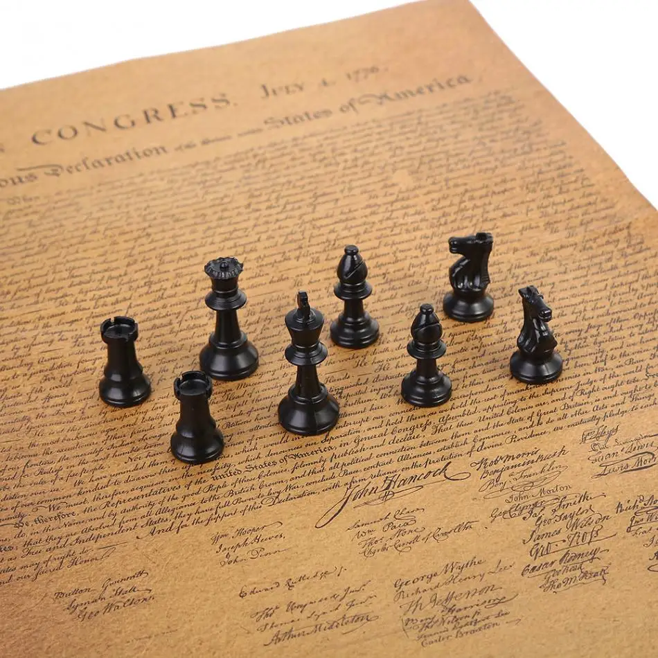 32 средневековые шахматы шт экологически чистые портативные пластиковые полные шахматы международные слова шахматы игры развлечения черный и белый