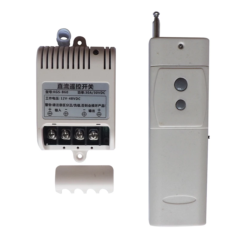 Mangood 12V-48V 2CH Motor Remote Switch Controller DC 12V 24V 36V 38V Motor Screen Forwards Reverse Up Down Transmitter Universal Wireless Switch 2Channel ON Off