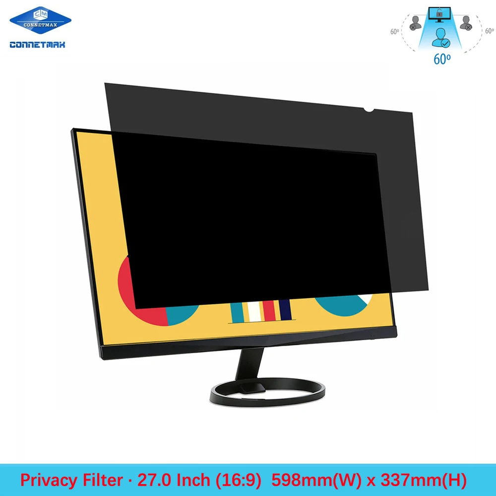 27 Inch Privacy Filter Screen Protector Film For Widescreen 16 9