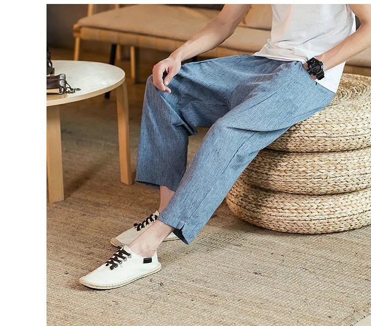 2019 Novos Homens de Moda Harem Pants