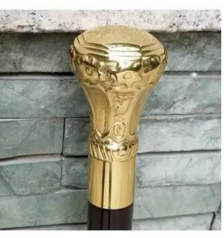 Дедушка на удачу старая народная 37 дюймов Китай латунный Бог круглая головка