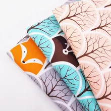 Приятная к телу ткань из чистого хлопка, саржевая Ткань для шитья в стиле пэчворк, различные размеры, дышащий хлопковый материал, ткань для украшения дома