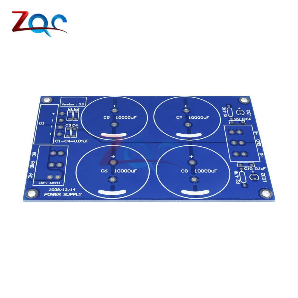 4*10000 мкФ четыре 10000 мкФ 50 в выпрямительный фильтр плата питания для LM3886TF TDA7293 PCB модуль LM3886 усилитель