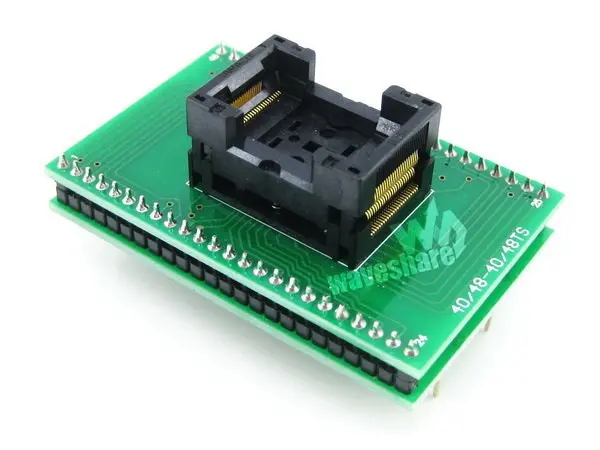 TSOP48 к DIP48 (A) TSSOP48 Yamaichi IC тестовая розетка программирующий Адаптер 0 5 мм шаг|adapter plug