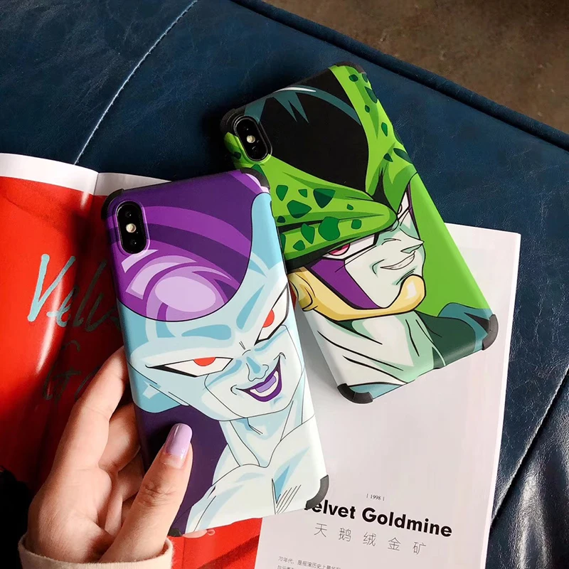 Горячий Dragon Ball Super Frieza Мягкий силиконовый чехол для iphone 6 plus 7 11 Pro 8 8plus X XR XS MAX Buu Son Goku phone coque