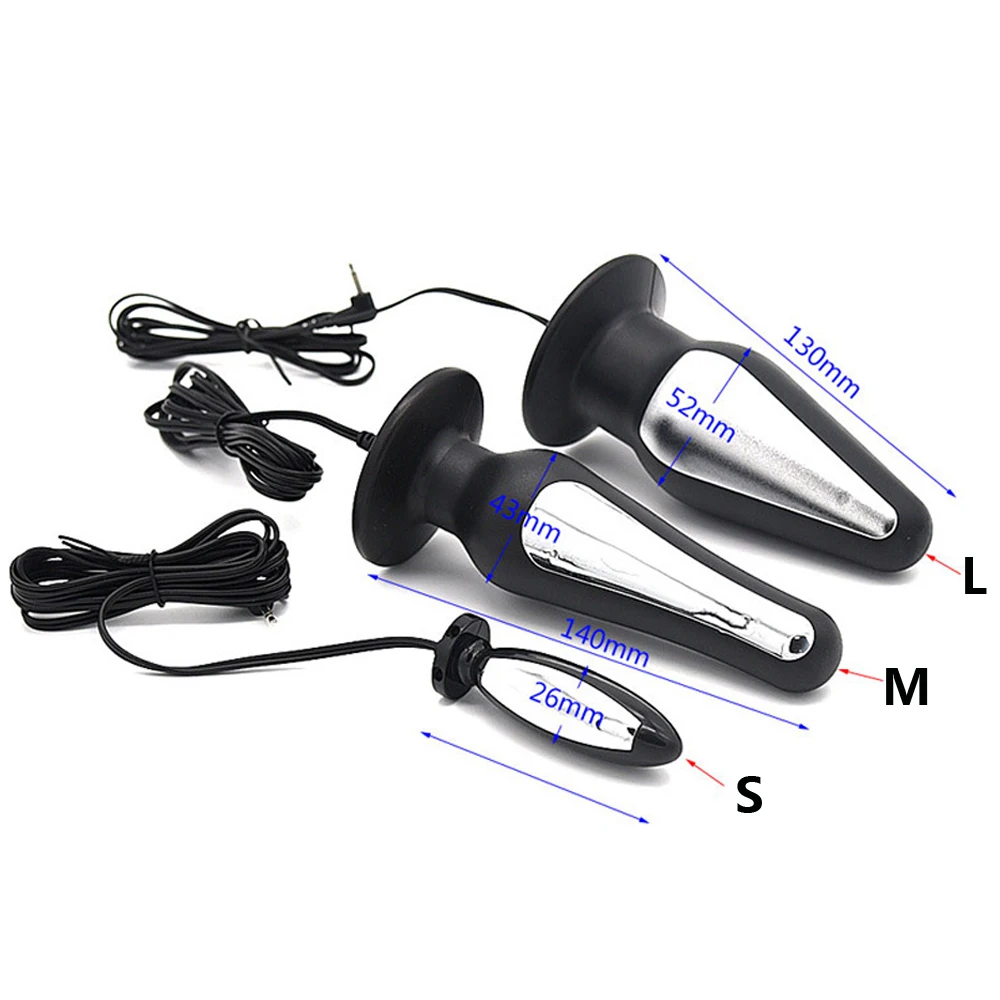 Control remoto inalámbrico inteligente Anal Plug USB carga Anal enchufe para la vagina vibración pe