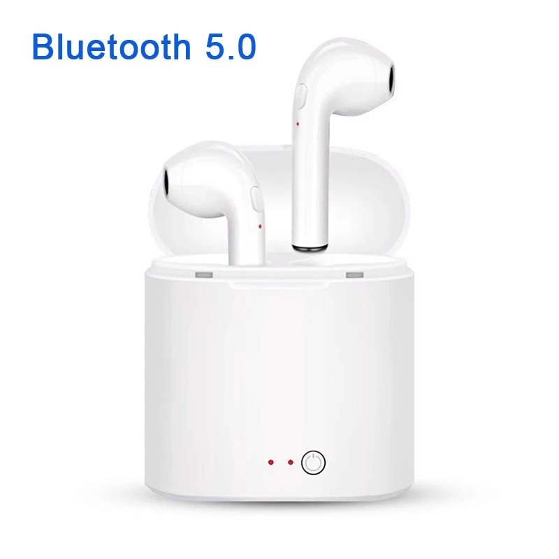 

New Pop-up I7s TWS Wireless Bluetooth 5.0 Earphones mini Headsets Earbuds with Mic For Samsung S6 S8 + Xiaomi Huawei ios phones