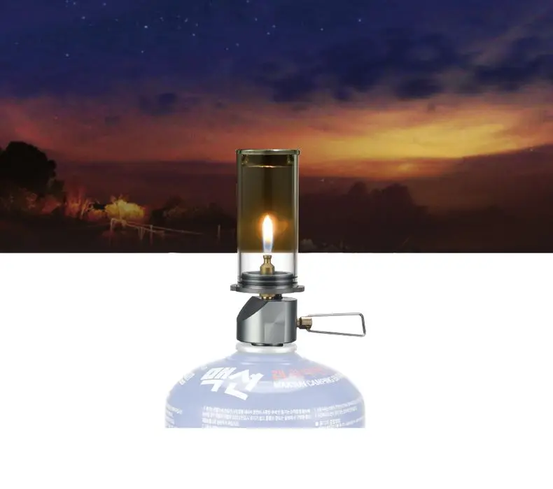 BRS Ourdoor Camping Tent Candle Lamp Portable Light Gas Lighting