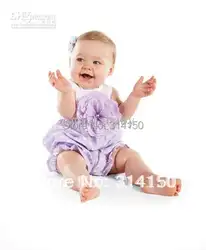 Девочка в детские комбинезоны младенцы лето один частей дети лето одежда малыша цветок комбинезоны 8 шт. / много