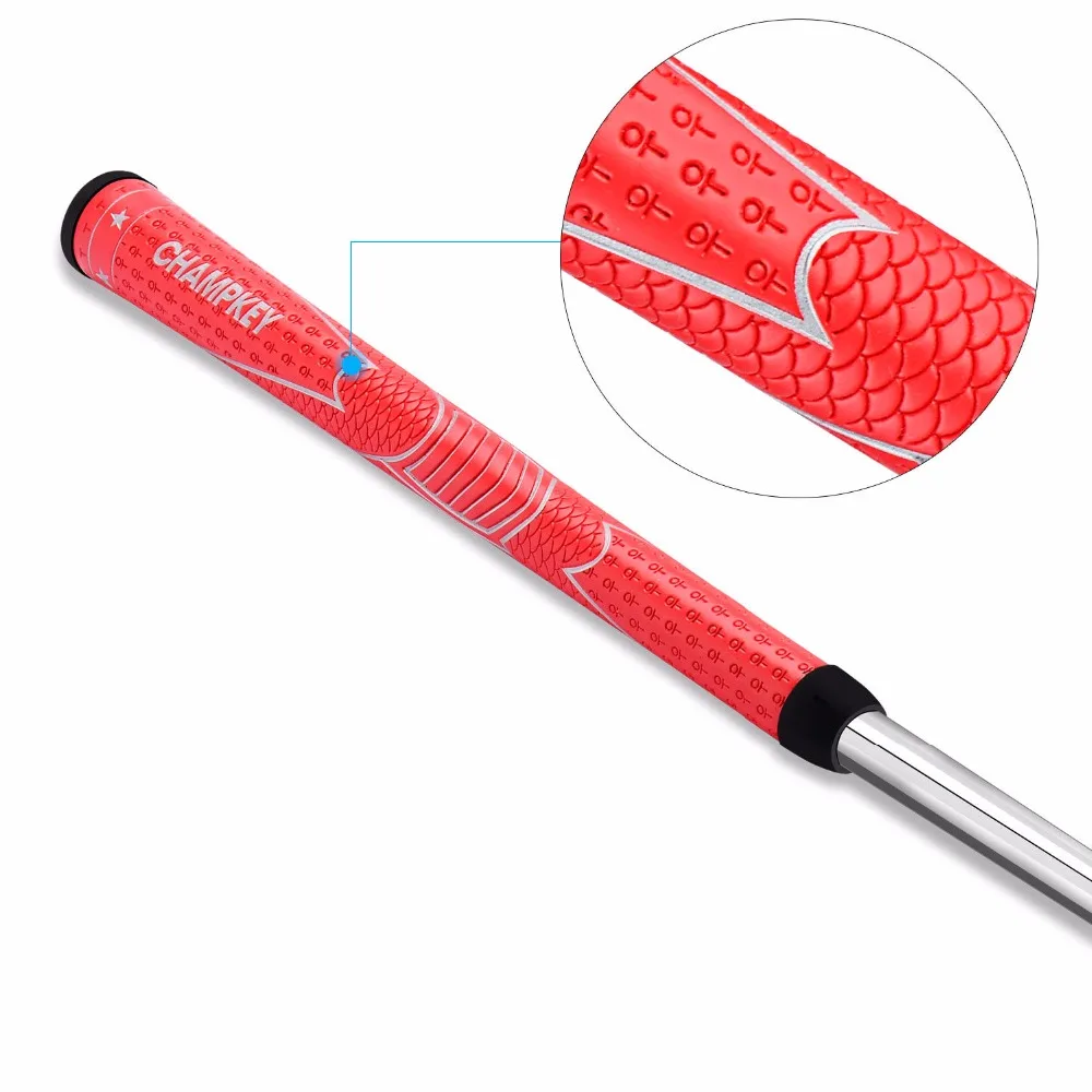 New 10pcs/Set CHAMPKEY High-tech PU Leather Golf Grip Standard & Midsize AVS Soft Pu Golf Grips 7 Colors Available New 10pcs/Set CHAMPKEY High-tech PU Leather Golf Grip Standard & Midsize AVS Soft Pu Golf Grips 7 Colors Available