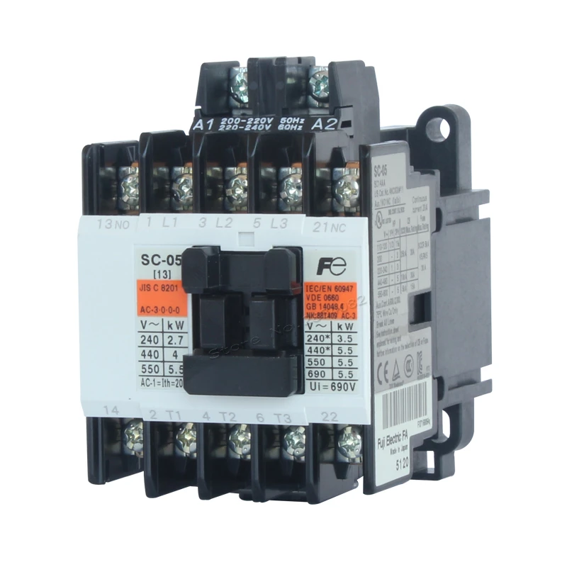13a 690v Ac Contactor Ac24v 380v 2v 110v Coil Voltage 3no1nc1no Sc 05 Sc14aa Fuji Electric Fa Contactors Contactors Aliexpress