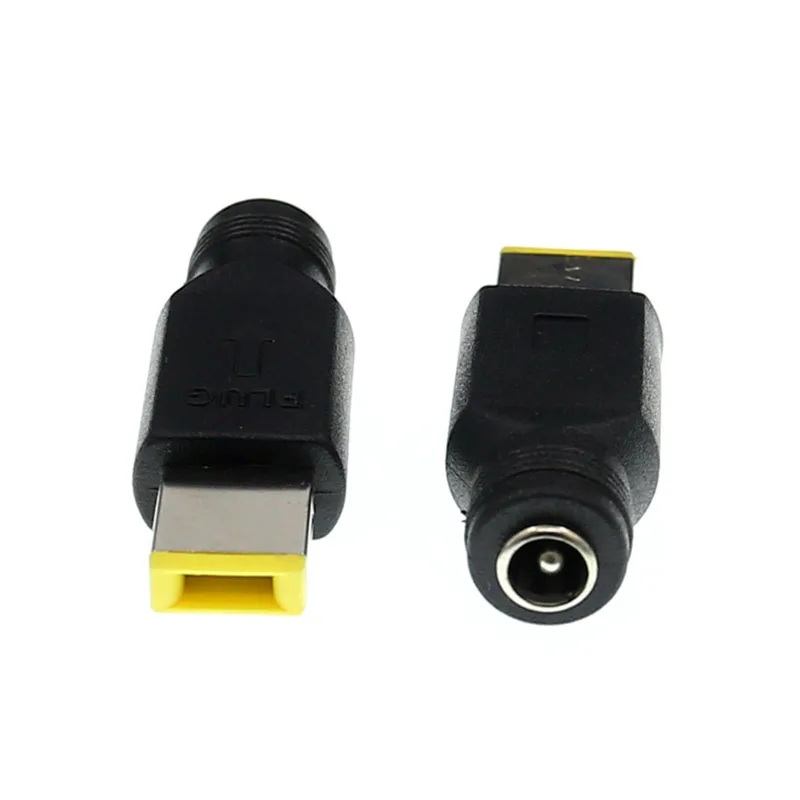 

Etmarkit 5.5 female round jack Power Charger Converter Square Laptop Adapter Compatible for Lenovo ThinkPad
