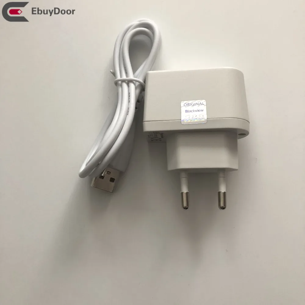 

New Travel Charger + USB Cable USB Line For Blackview A5 MTK6580 Quad Core 4.5 inch 854x480 Free Shipping