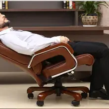 Домашний компьютер кресло для отдыха Лифт Босс кресло Кожаное вращающееся кресло фиксированной подлокотник кожа art офисное кресло