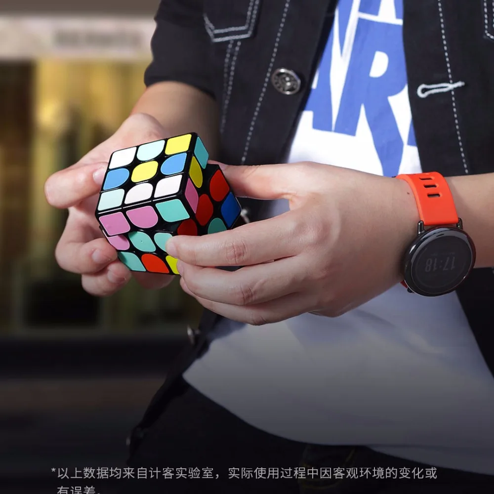 Умный кубик Xiaomi GiiKER Super Rubik учится с забавным Bluetooth подключением распознавание
