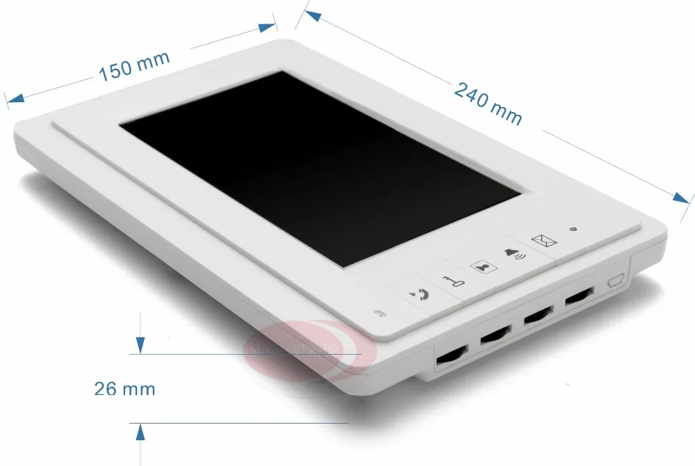 Door Bell Camera Fingerprint Video Door Phone Ip65 Waterproof 700lines Outdoor System Video Intercom 7inch Color TFT Monitor Door Bell Camera Fingerprint Video Door Phone Ip65 Waterproof 700lines Outdoor System Video Intercom 7inch Color TFT Monitor