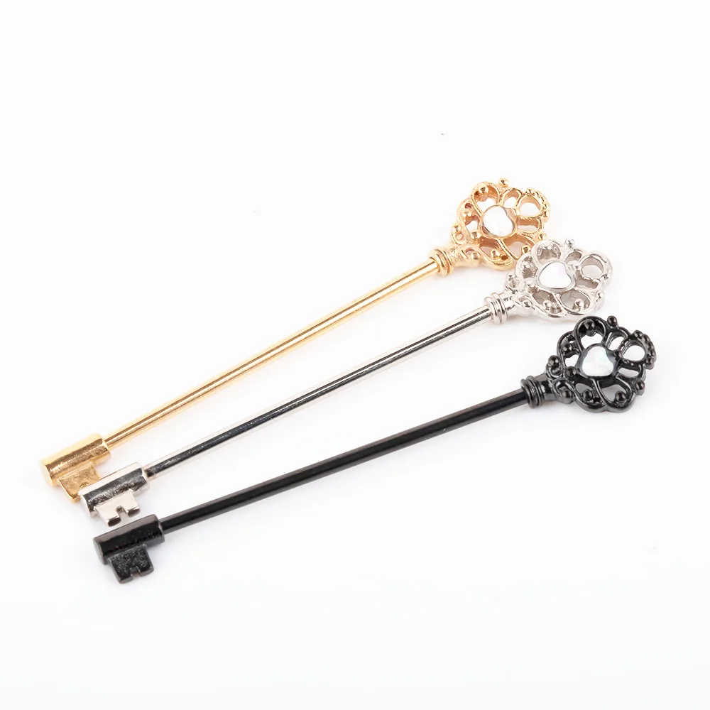 

1 Pcs Popular Stainless Steel Key Shape Design Plugs Body Piercing Cartilage Earrings Jewelry For Current Fashion Accessories