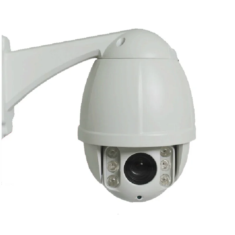 High Quality 1.3MP Weatherproof IP66 Mini CCTV PTZ IP Camera 10X Optical Zoom 50M IR White Dome Security Camera