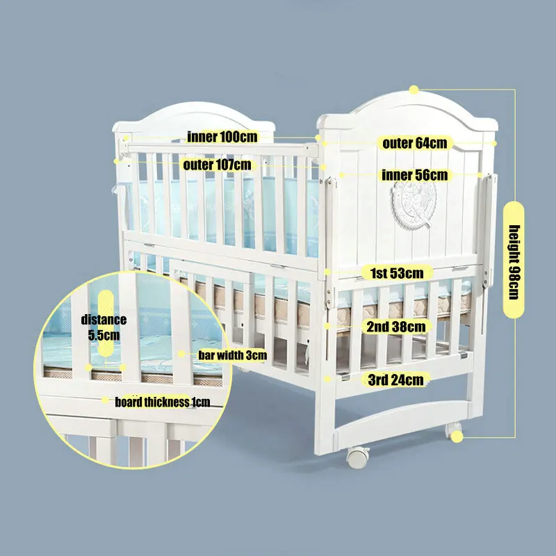 baby crib length