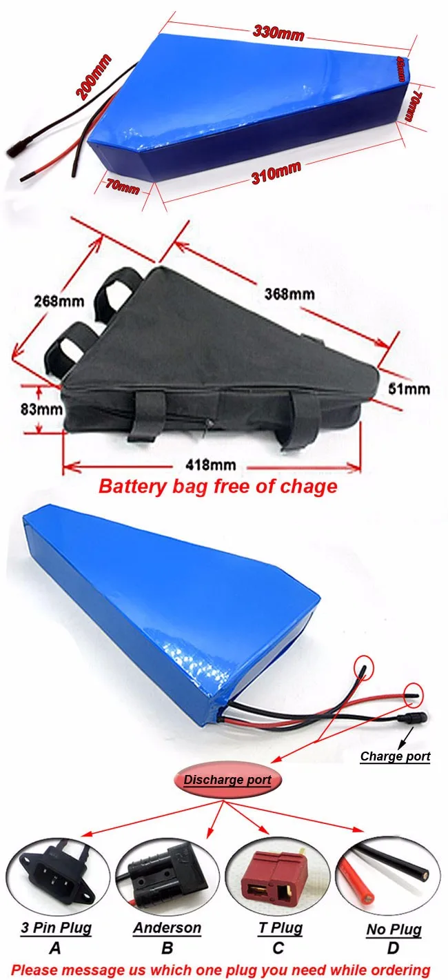 Flash Deal Powerful 1500W Electric Bicycle Giant Ebike Lithium Ion Battery 51.8V 52V 24Ah Li Ion Battery with Electric Bag 30A BMS Charger 4