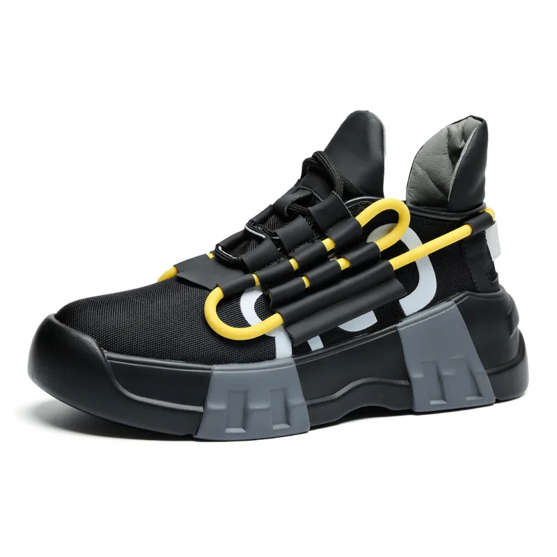 

Men Sneakers High Quality Fashion Running Shoes fashion Breathable Lightweight Black Sport and lifestyle Shoes JINBEILE