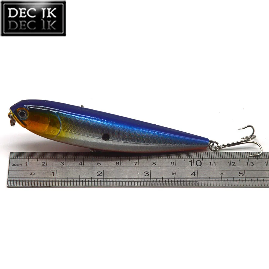 Topwater Plastic Hard Sea Fishing Lure Peche Fake Floating Pencil Artificial Bait Lot For Trout Saltwater Fishing Lures Tackle (8)