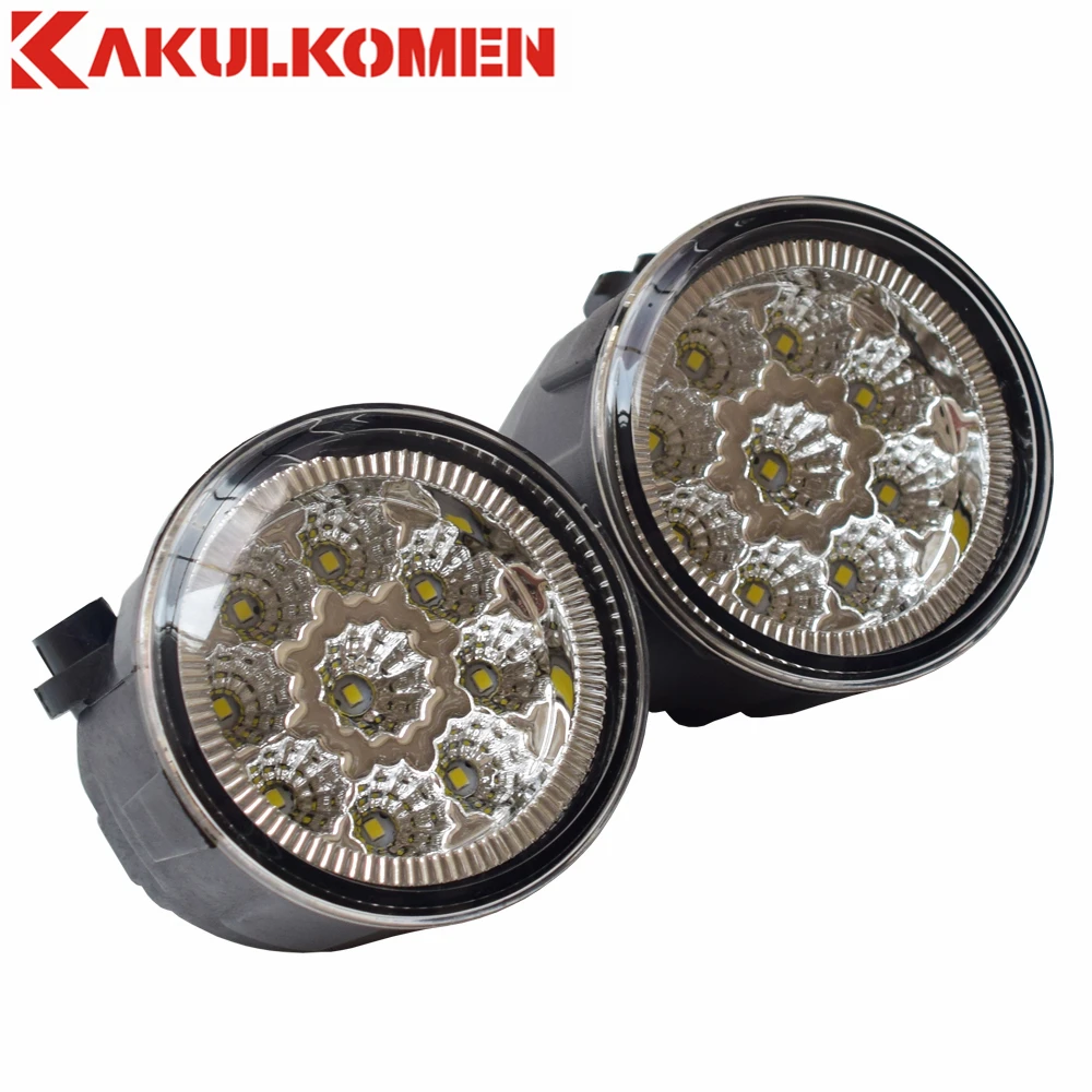

Car-Styling LED Fog Lamps Light DRL For Nissan Tiida Hatchback C11X 2007-2012 Front Bumper LED Fog Lights Lamp