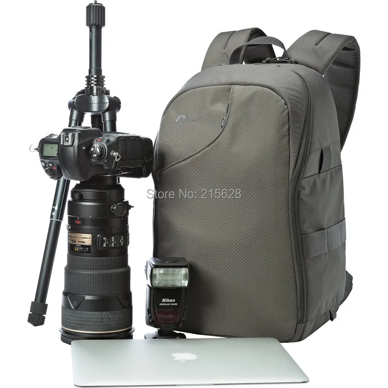 

Lowepro Transit Backpack 350 AW Tripod DSLR camera backpack 15' laptop DigItal SLR knapsack + All Weather Cover for canon nikon