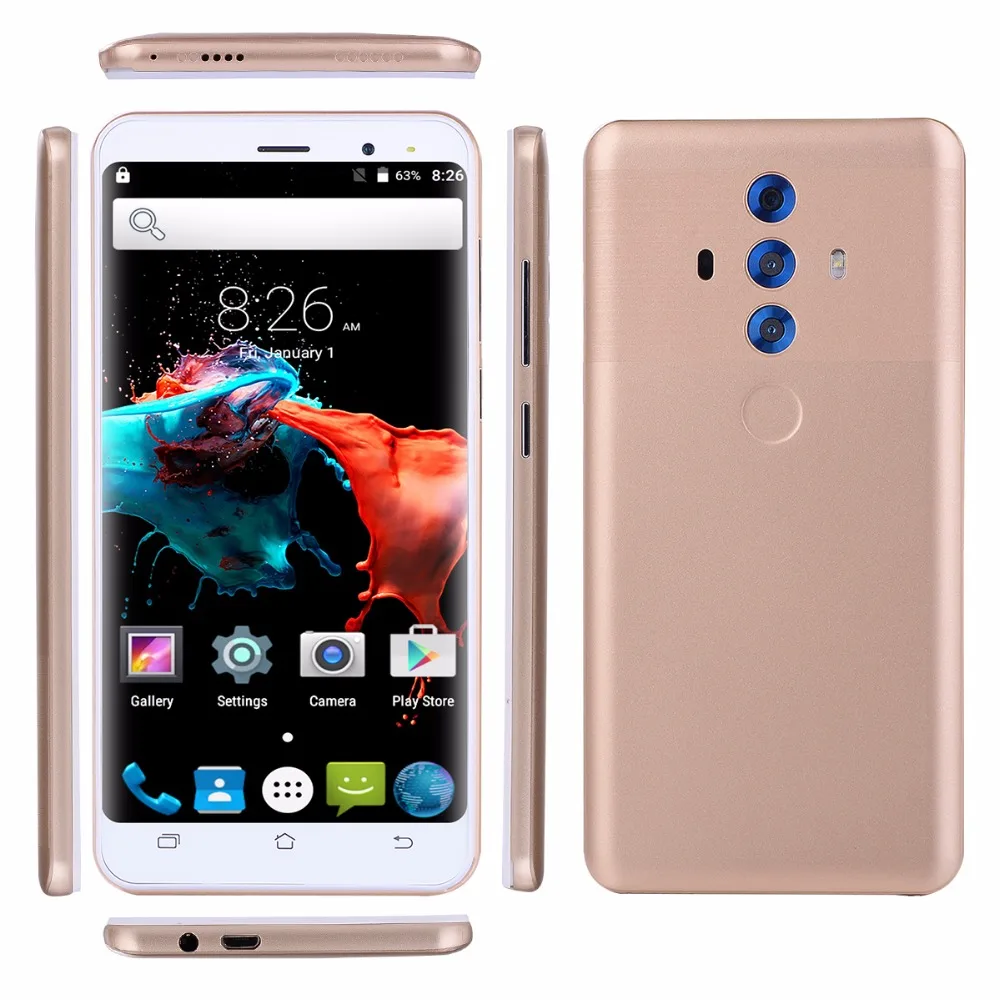 

DHL Fast Delivery GuoPhone Mate 20 Cell Phone Quad Core Android 6.0 5.0" IPS 854x480 512MB RAM 4GB ROM Dual Sim Dual Camera