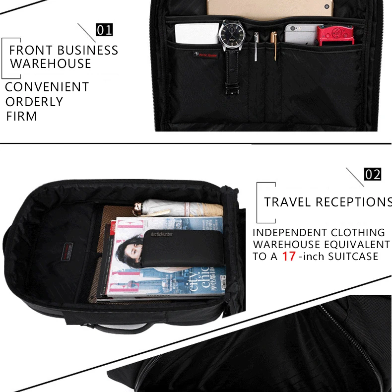 Мужской рюкзак большой вместимости 15,6 17 дюймов для ноутбука, Водонепроницаемые многофункциональные дорожные сумки, школьная сумка, мужской бизнес рюкзак для компьютера