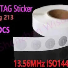 10 шт NFC тег стикер 13,56 MHz ISO14443A Ntag213 NFC стикер RFID тег