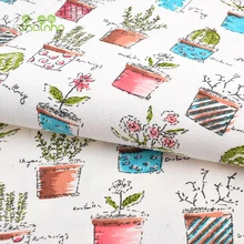 Печатная хлопковая льняная ткань для лоскутного шитья, шитья, сделай сам, диван, скатерть, мебельный чехол, тканевая занавеска, сумка, ткань для подушки