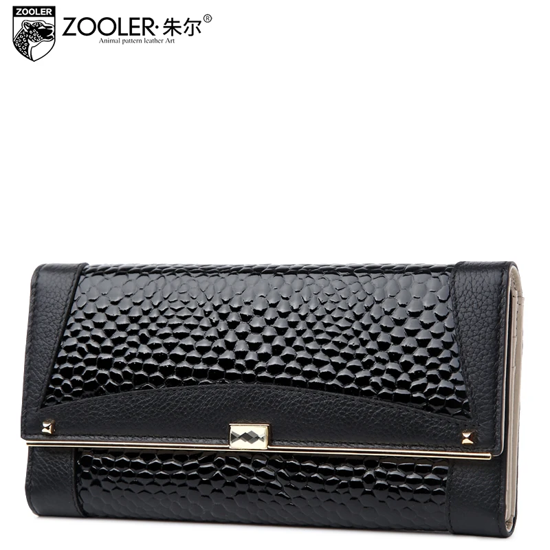 

ZOOLER Fashion Women Purses Vintage Serpentine Long Wallet Female Leather Carteira De Couro Card Holder Bag 5 Styles Choose