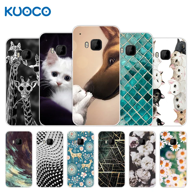 Защитный чехол для HTC One M9 Coque мягкий ТПУ 5 0 дюйма с изображением жирафа Fundas
