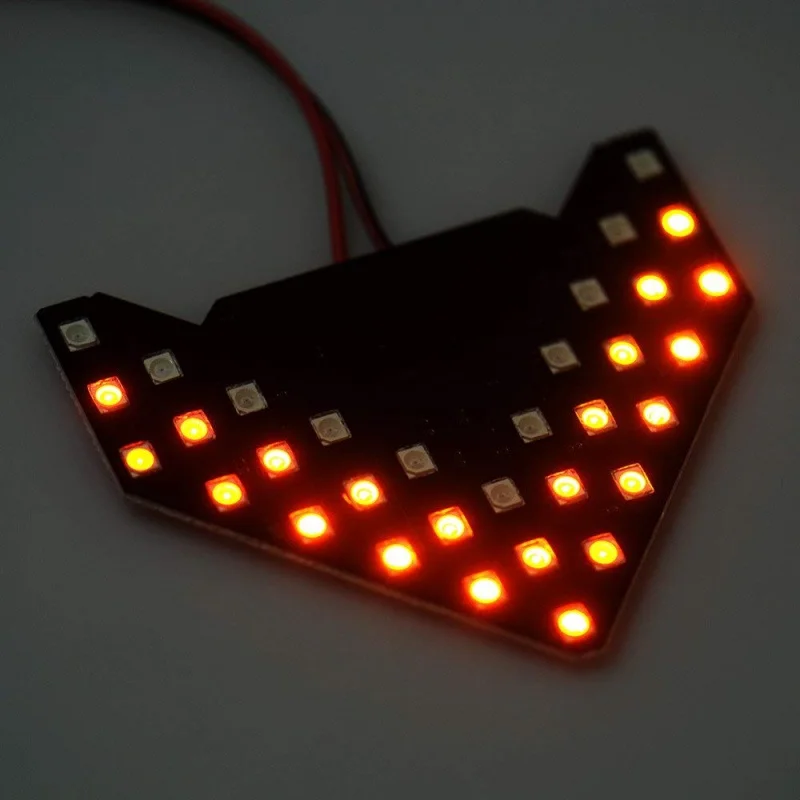 33SMD последовательный светодиодный индикатор динамических стрелок, светодиодный индикатор для зеркала заднего вида, светодиодный светильник для автомобиля