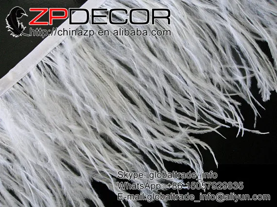 ZPDECOR перья 10 ярдов/партия 4 6 дюймов хорошее качество Ширина Оптовая Продажа