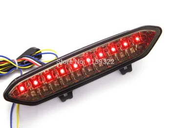 

motorcycle smoke LED inter grated reflector signals tail light for Yamaha YZF R1 2002-2003