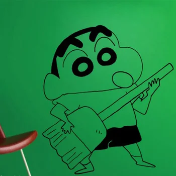 

Free shipping Japanese Cartoon Crayon Shin-chan Wall Stickers Decal Wall Decor Home Decoration