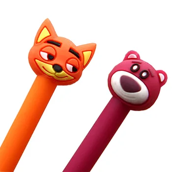 

Kawaii Cartoon Animals Bear Fox Gel Pen Student Study Signing Pen School Office Writing Stationery Supplies Kids Gifts 1 Pcs