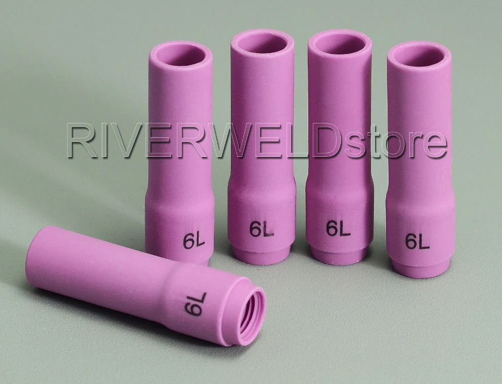 5pcs TIG Long Alumina Ceramic Nozzle Cup for TIG Welding Torch Accessories